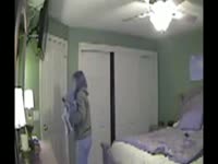 son sets-up spy-cam to see his mom naked
